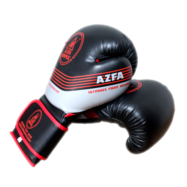 Red-Stripe-Asfa-Impex-Boxing-Gloves-Style1