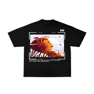 SN Black lion t-shirt