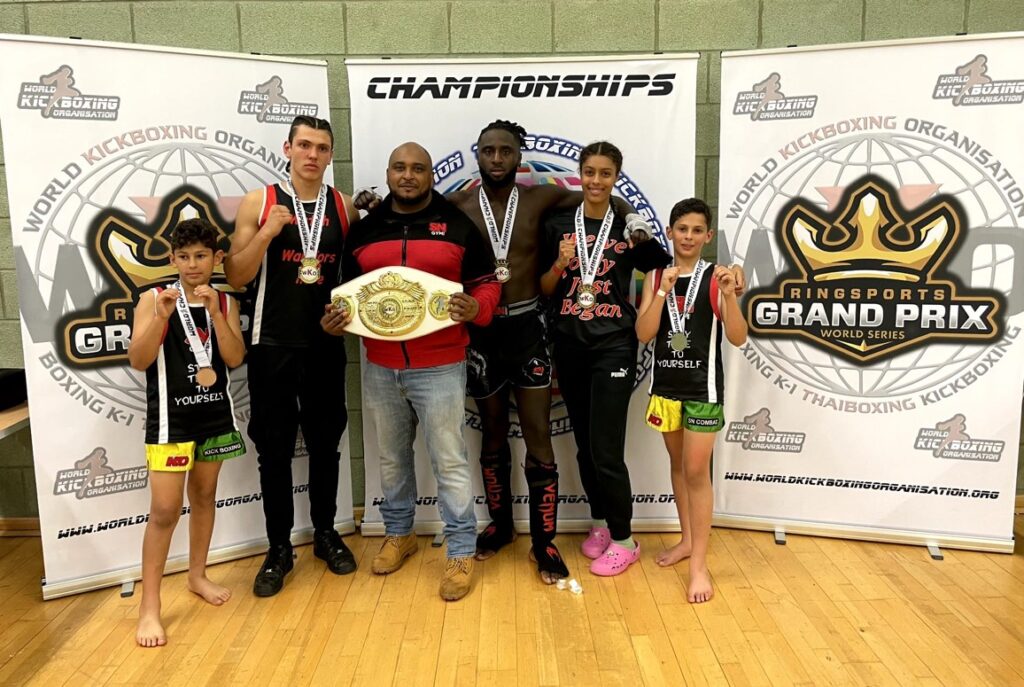 SN Combact Academy fighters at the WKO K-1 Open Championships