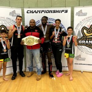 SN Combact Academy fighters at the WKO K-1 Open Championships