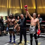 Shazhaib in the ring after victory
