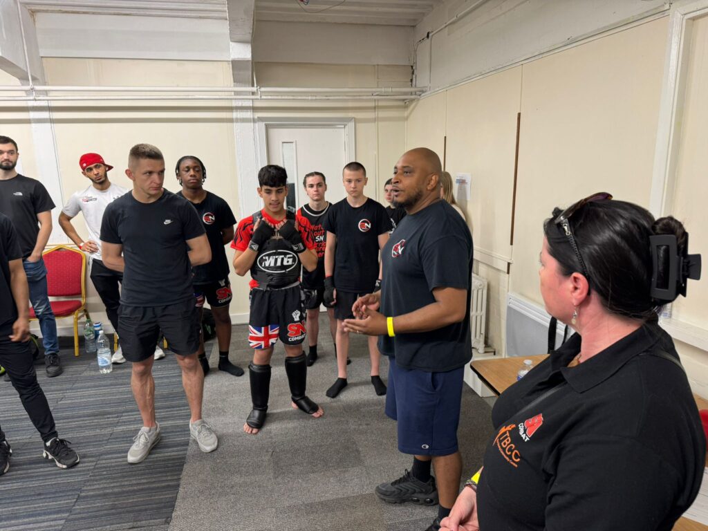 Headcoach and organiser of the Croydon TBCC Interclub, Khru Sam Nankani