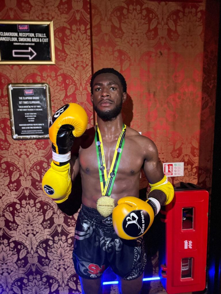 Nathan Lewis after his big fight