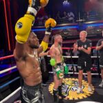 Nathan Lewis winner of his Bigzie Fight