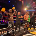 Samuel Osei winner of his fight against Jordan Jonathan from Benfleet Muay Thai