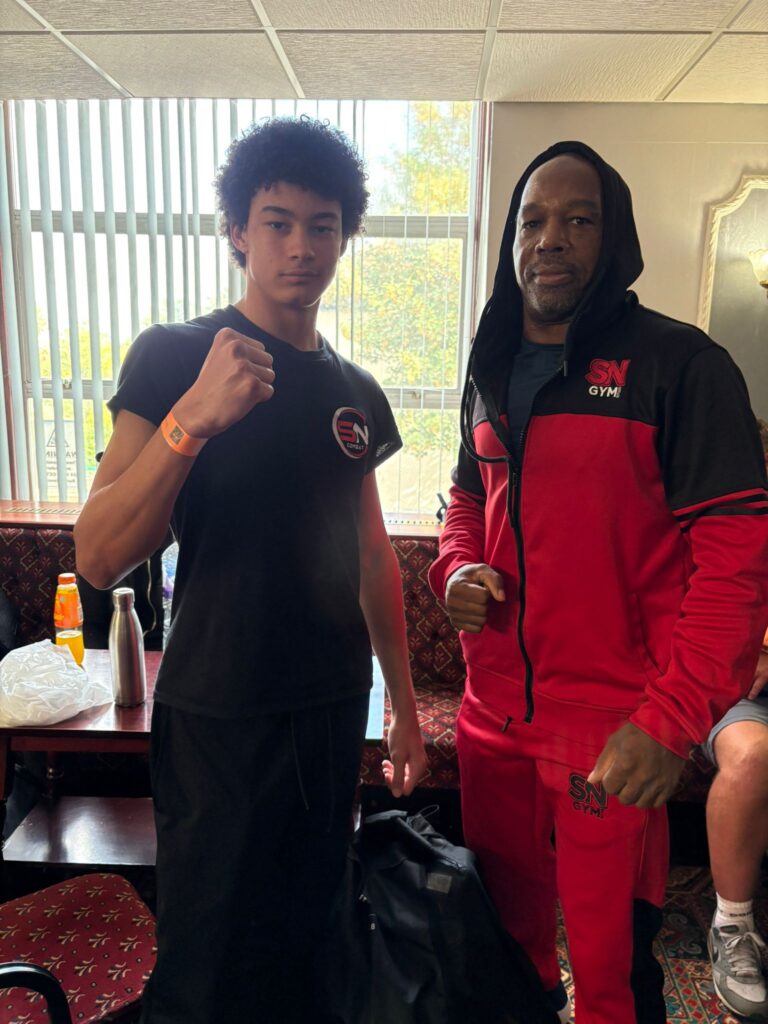 SN Combat fighters Saxon left and Derek right