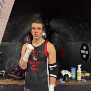 Shazhaib preparing for his 5 round N Class bout