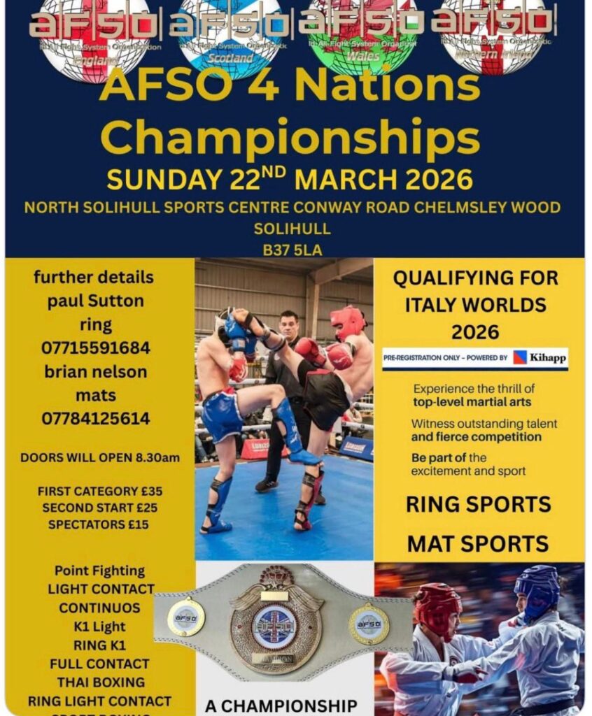 ASFO Muay Thai Champion 2026 poster