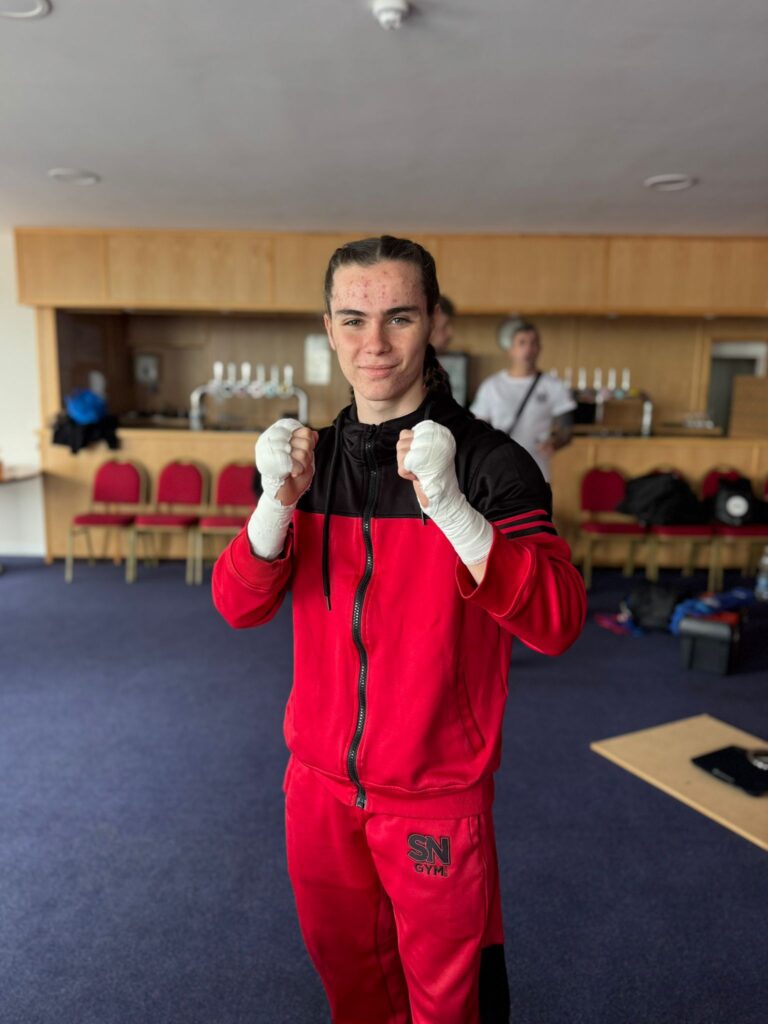 Callum Sawyer as he prepares for his Muay Thai rules fight